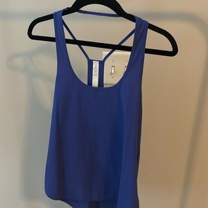 Lululemon royal blue nylon work out tank size 2